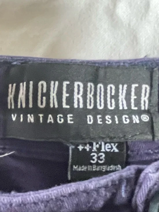 Knickerbocker Vintage Design Navy Printed Shorts - Picture 3 of 6